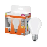 LED LAMP OSRAM RETROFIT CLASSIC A 5,9W 827 FROSTED E27 2TK PAKIS