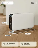 KONVEKTSIOONRADIAATOR MILL CO2200LEDMAX 2200W