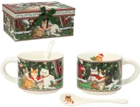 KRUUSID MIA CATS H6,8CM 280ML 2TK, KINKEKARBIS