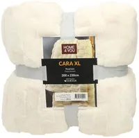 PLEED CARA XL 200X230CM, VALGE