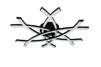 PLAFOON TRIO POLLOCK LED 62X59CM MUST MATT