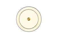 PLAFOON TRIO KEATON LED 40CM MUST MATT/MESSING