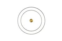 PLAFOON TRIO KEATON LED 40CM MUST MATT/MESSING