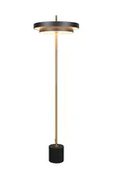 PÕRANDALAMP TRIO KEATON LED MUST MATT/MESSING