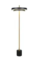 PÕRANDALAMP TRIO KEATON LED MUST MATT/MESSING