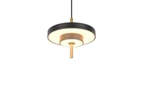 LAELAMP TRIO KEATON LED 20CM MUST MATT/MESSING