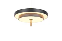 LAELAMP TRIO KEATON LED 40CM MUST MATT/MESSING