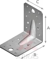 NAELUTUSNURK ARRAS 90X90X65X2.5 ZN TUGEVDATUD