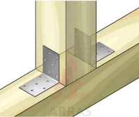 NAELUTUSNURK ARRAS 80X80X40X2,0 ZN