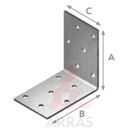 NAELUTUSNURK ARRAS 60X60X40X2,0 ZN