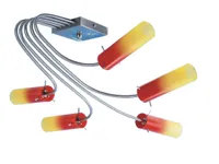 LAELAMP GREGOR 5X40W E14 PUNANE/KOLLANE