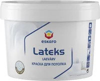 LAEVÄRV ESKARO LATEKS 10L VALGE TÄISMATT