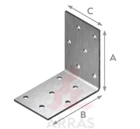 NAELUTUSNURK ARRAS 60X60X50X2,0 ZN