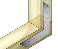 HAARPLAAT 145X145X35X2,0 ZN