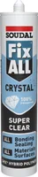 LIIMHERMEETIK SOUDAL FIX ALL CRYSTAL 290ML LÄBIPAISTEV