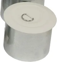 TAHMATOPP ÜMAR 100MM VALGE