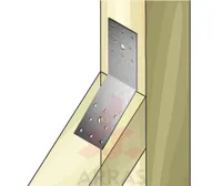 NAELUTUSNURK ARRAS 90X90X40X2,5 135*