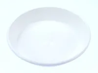 LILLEPOTI ALUS FORM PLASTIC 12CM VALGE