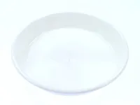 LILLEPOTI ALUS FORM PLASTIC 16CM VALGE