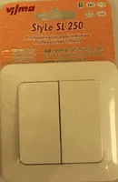 SÜVISTATAV 2-NE LÜLITI VILMA SL-250 VALGE