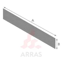NAELUTUSPLAAT 1200X40X2,0
