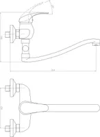 VANNI- JA DUŠISEGISTI HARMA VICTORIA 3017FZC PIKK TILA, KROOM