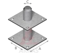 VAJUMISPOLT ARRAS 100X70X8,0 M30X200