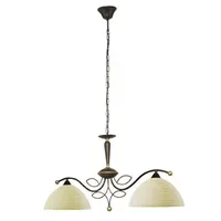 LAELAMP BELUGA 2-NE 60W E27 ANTIIKPRUUN/SHAMPANJA