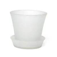 ORHIDEEPOTT MATTKLAAS VALGE Ø15CM H12CM