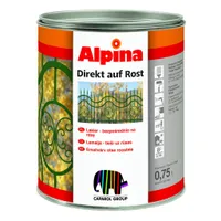 METALLIVÄRV ALPINA DIREKT AUF ROST 0,75L ROHELINE (RAL6005) LÄIKIV