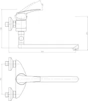VANNI- JA DUŠISEGISTI HARMA LAURA 7808 PIKA TILAGA KROOM