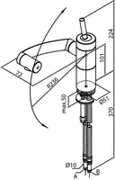 KÖÖGISEGISTI DAMIXA ARC 2900074 KROOM-MUST