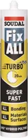 LIIMHERMEETIK SOUDAL FIX ALL TURBO 290ML SISE/VÄLISTÖÖDE