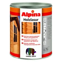 PUIDUKAITSEVAHEND ALPINA LASUR FÜR HOLZ 0,75L KREEKA PÄHKEL