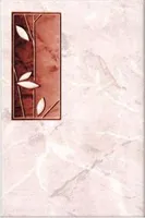 KERAAMILINE DEKOORPLAAT ROME LIGHT BORDEAUX 200X300MM