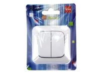 LÜLITI 2-NE PP VALGE IP44 HERMI