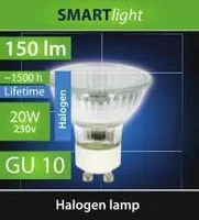 HALOGEENLAMP 20W GU10 60° 230V
