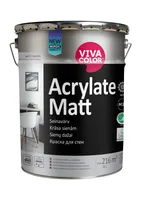 SEINAVÄRV VIVACOLOR ACRYLATE MATT 18L VALGE MATT