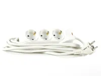 PIKENDUSJUHE 5M 3PESA 3X1,5MM2 VALGE