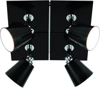 KOHTVALGUSTI CREYA MUST KLAAS 4X40W G9 G925-4R(BK)