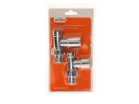 VENTIILIDE KOMPLEKT INVENA RADIAATORILE OTSE 1/2" KROOM