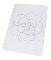 VANNITOAVAIP 60X90CM DIAMOND VALGE 95% AKRÜÜL + 5% LUREX