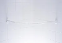 DUŠIKARDINAPUU KAARJAS 90X90CM Ø25MM VALGE