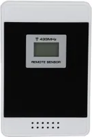 SISE-JA VÄLISTERMOMEETER DIGITAALNE JUHTMEVABA KELLAGA VALGE