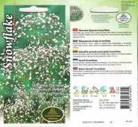 SEEMNED KURZEMES SEKLAS KIPSLILL SNOWFLAKE VALGE (PÜSIK) 0,2 G