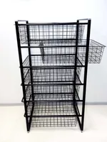 KORVTORN CREYA 6-KORVI MUST 440X530X1020MM