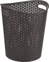 PABERIKORV MY STYLE 13L Ø29X33CM MUST PLASTIK