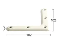 ANKNANURGIK 102X102MM VALGE 1154