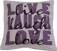 DEKORATIIVPADI LAUGH 40X40 LILLA