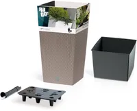 LILLEPOTIÜMBRIS PROSPERPLAST RATO KANDILINE 32,5X32,5X61CM MOCCA